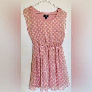 Pink Polka Dot Dress Size XS